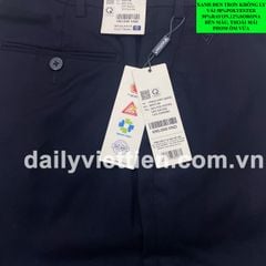 Quần tây Việt Tiến Xanh Đen Không Ly số 634