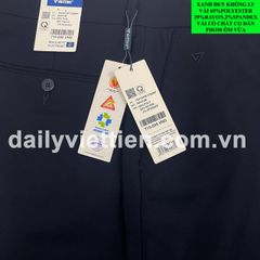 Quần tây Xanh Đen Việt Tiến không ly số 895