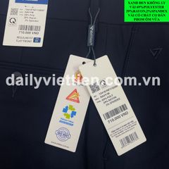 Quần tây Xanh Đen Việt Tiến không ly số 895