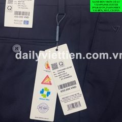 Quần tây Xanh Đen Việt Tiến số 762 có ly 650k