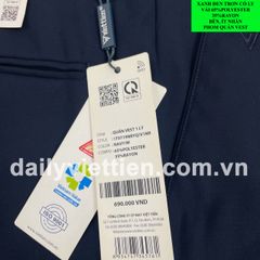 Quần Vest Xanh Đen 1 ly Việt Tiến số 938