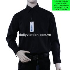 Sơ mi Đen Việt Tiến Dài Tay số 1998
