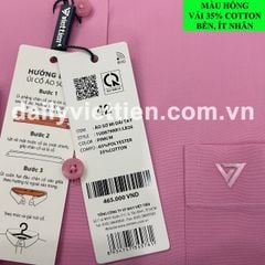 Sơ mi Hồng Việt Tiến số 1874