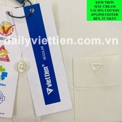 Sơ mi Kem Việt Tiến Dài 490K số 2032