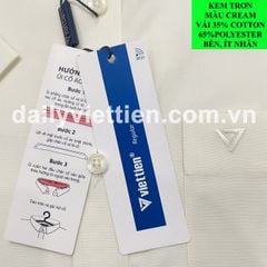 Sơ mi Kem Việt Tiến Ngắn 440K số 2044