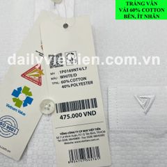 Sơ mi Trắng Vân Việt Tiến số 2000