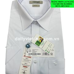 Sơ mi Trắng Việt Tiến lai ngang số 1872