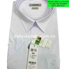 Sơ mi Trắng Việt Tiến lai ngang số 1873