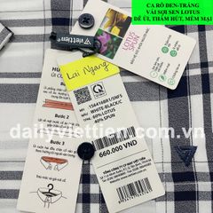 Sơ mi Việt Tiến lai ngang số 1990