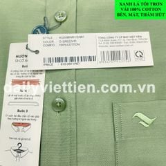 Sơ mi Việt Tiến lai ngang số 2012
