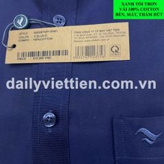 Sơ mi Việt Tiến lai ngang số 2013