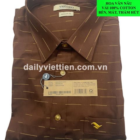 Sơ mi Việt Tiến lai ngang số 2015