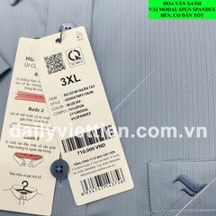 Sơ mi Việt Tiến lai ngang số 2027
