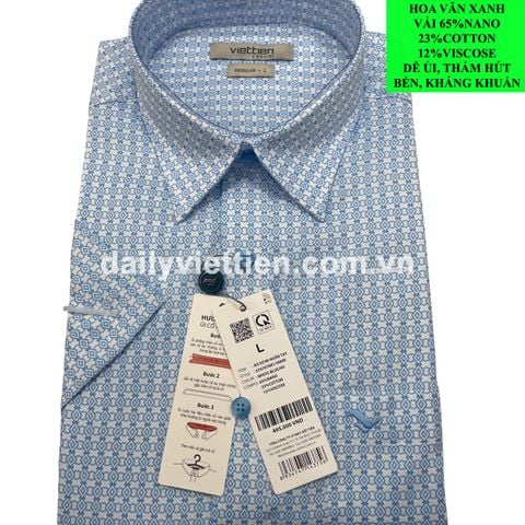 Sơ mi Việt Tiến lai ngang số 2033