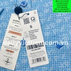 Sơ mi Việt Tiến lai ngang số 2037