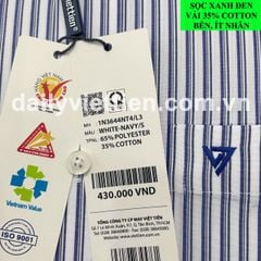 Sơ mi Việt Tiến số 2001