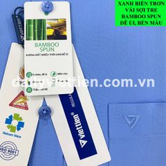 Sơ mi Xanh biển sợi tre Việt Tiến 540K