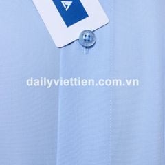 Sơ mi Xanh biển Việt Tiến Ngắn Giá 360K
