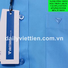 Sơ mi Xanh Công Nhân Việt Tiến Dài số 2007