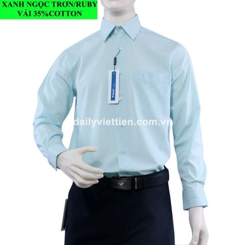 Sơ mi Xanh Ngọc Việt Tiến số 1906