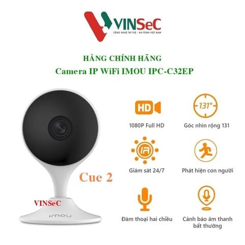 Camera 2K IP Wifi IMOU IPC-C32EP FullHD 1080P - Đàm thoại 2 chiều - Hàng Chính Hãng