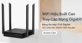  Bộ phát wifi TP-Link Archer C64 Router WiFi AC1200 Gigabit MU-MIMO - Hàng Chính Hãng 