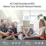  Bộ phát wifi TP-Link Archer C64 Router WiFi AC1200 Gigabit MU-MIMO - Hàng Chính Hãng 