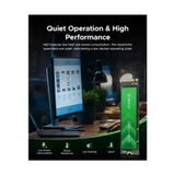  Ổ cứng SSD Orico PCIe Gen3x4 M2 NVMe D10-128GB-GR-BP - Hàng Chính Hãng 