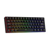  Bàn phím Cơ Newmen GM610 Grey Dual Mode (61 Key, RGB Led, Hotswap, BT5.0) Hàng Chính Hãng 