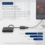  Cáp HDMI ORICO HD501-80-BK - chuẩn 2.0 4K/30Hz (dây dù) 8 mét - Hàng Chính Hãng 