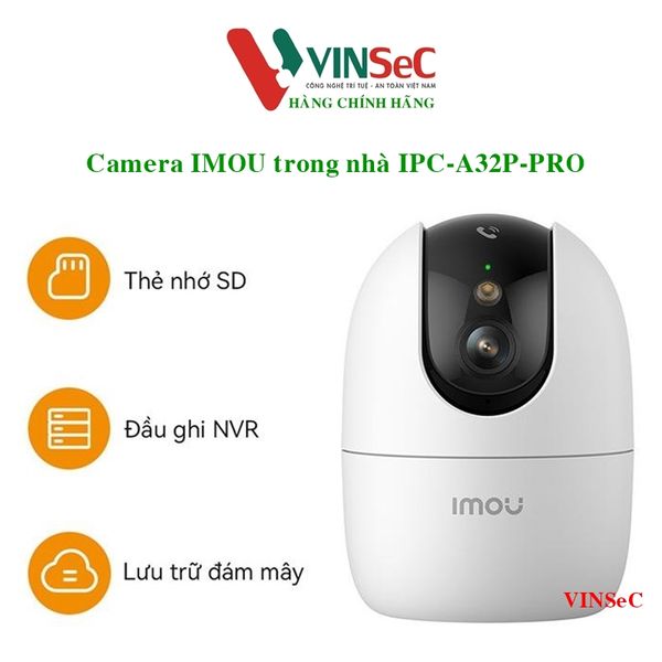 Camera IMOU trong nhà IPC-A32P-PRO ( Ranger 2 PRO ) 2K - 3MP - Hàng Ch ...