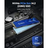  Ổ cứng SSD Orico PCIe Gen3x4 M2 NVMe J10-256GB-BL-BP - Hàng Chính Hãng 