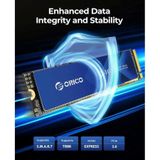  Ổ cứng SSD Orico PCIe Gen3x4 M2 NVMe J10-256GB-BL-BP - Hàng Chính Hãng 