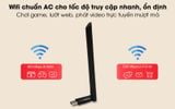  USB Wi-Fi Mercusys MU6H Băng Tần Kép Độ Lợi Cao AC650 - Hàng Chính Hãng 