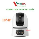  Camera IMOU trong nhà IPC-S2XEP-10M0S 4K - 2 ống kính 10MP, Đàm thoại 2 chiều, Gọi 1 chạm, Đèn & còi - Tích hợp nút gọi trực tiếp - Hàng Chính Hãng 