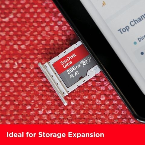 Thẻ nhớ MicroSDXC SanDisk Ultra A1 256GB 150MB/s ( SDSQUAC-256G-GN6MN ) - Hàng Chính Hãng
