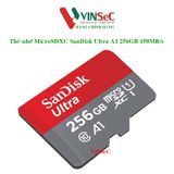  Thẻ nhớ MicroSDXC SanDisk Ultra A1 256GB 150MB/s ( SDSQUAC-256G-GN6MN ) - Hàng Chính Hãng 