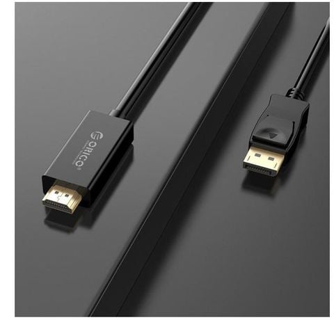 Cáp chuyển đổi Display Port sang HDMI Orico XD-DTH4-30-BK. Độ phân giải: 4K @30Hz. Dài 3m. Màu đen - Hàng Chính Hãng