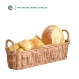  Khay tre đan oval đa năng đựng đồ | Oval Bamboo Multi-Purpose Tray 