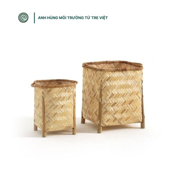  Chậu tre trồng cây phong cách tối giản | Minimalist-style Bamboo Planter 