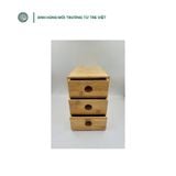  Hộp đựng đồ đa ngăn bằng tre | Mini Bamboo Desk Drawer Organizer 