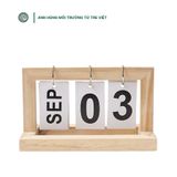  Lịch để bàn bằng tre | Bamboo Calendar 