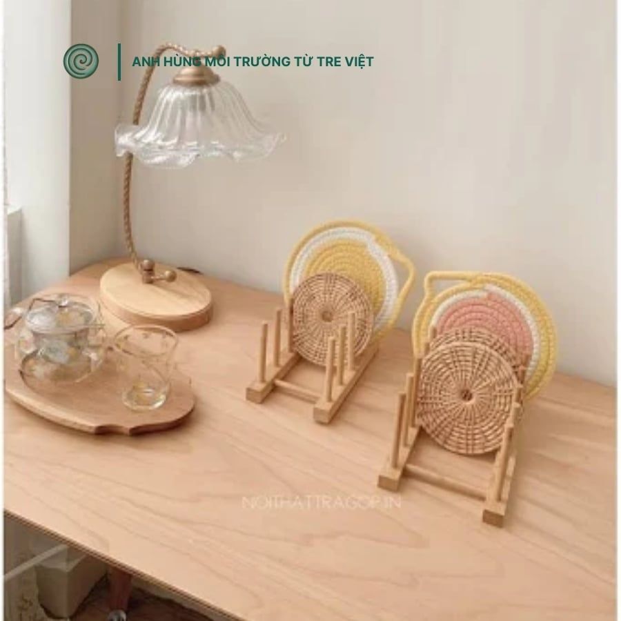  Giá đỡ da dụng bằng tre | Multi-purpose Bamboo Stand 