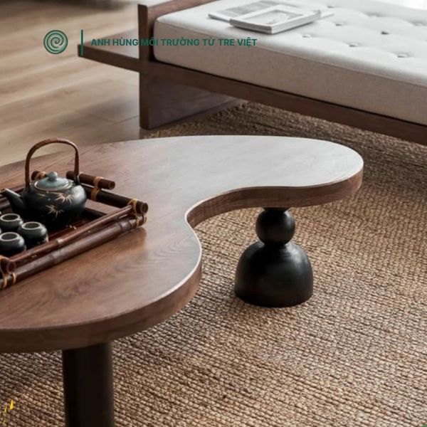  Trải thảm sàn từ tre đan sợi | Bamboo & Rattan Floor Mat 