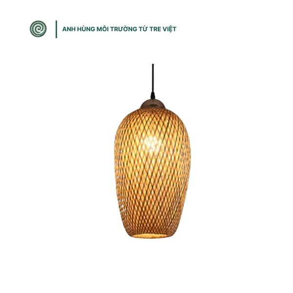  Đèn tre trang trí thả trần | Hanging Bamboo Pendant Lamp 