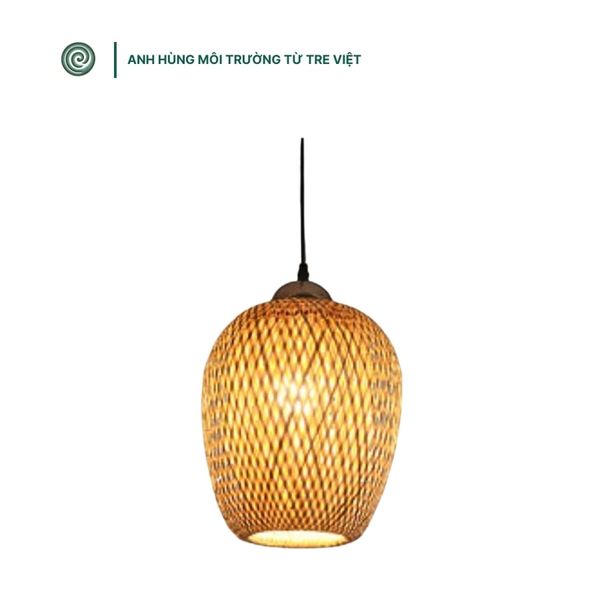  Đèn tre trang trí thả trần | Hanging Bamboo Pendant Lamp 