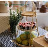  Mẹt tre nhiều tầng trang trí bánh, decor | Bamboo Fruit and Snack Stand 