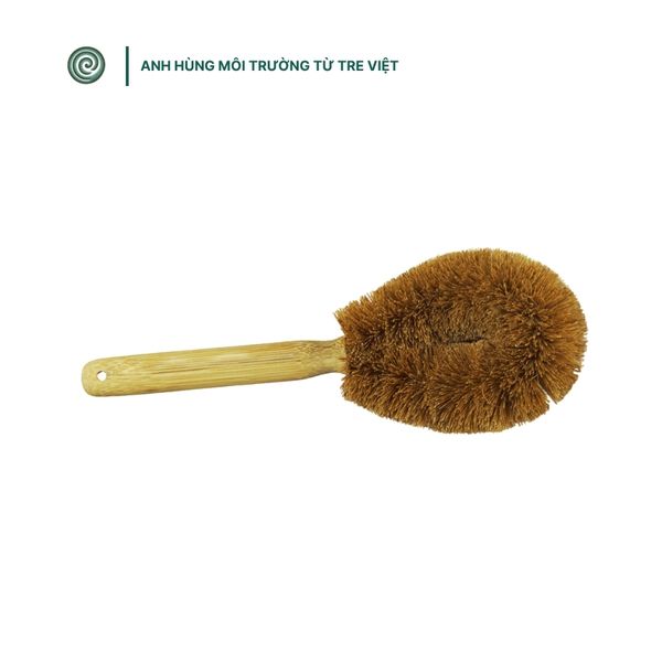  Cỏ rửa chén, ly bằng tre |  Bamboo Dish Brush 