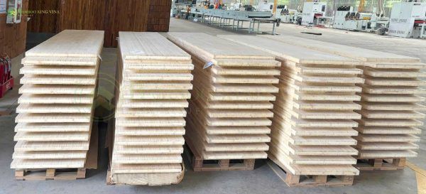  Mặt Bàn Tre Ép Nghiêng 3 Lớp - Có Khóa Đầu 