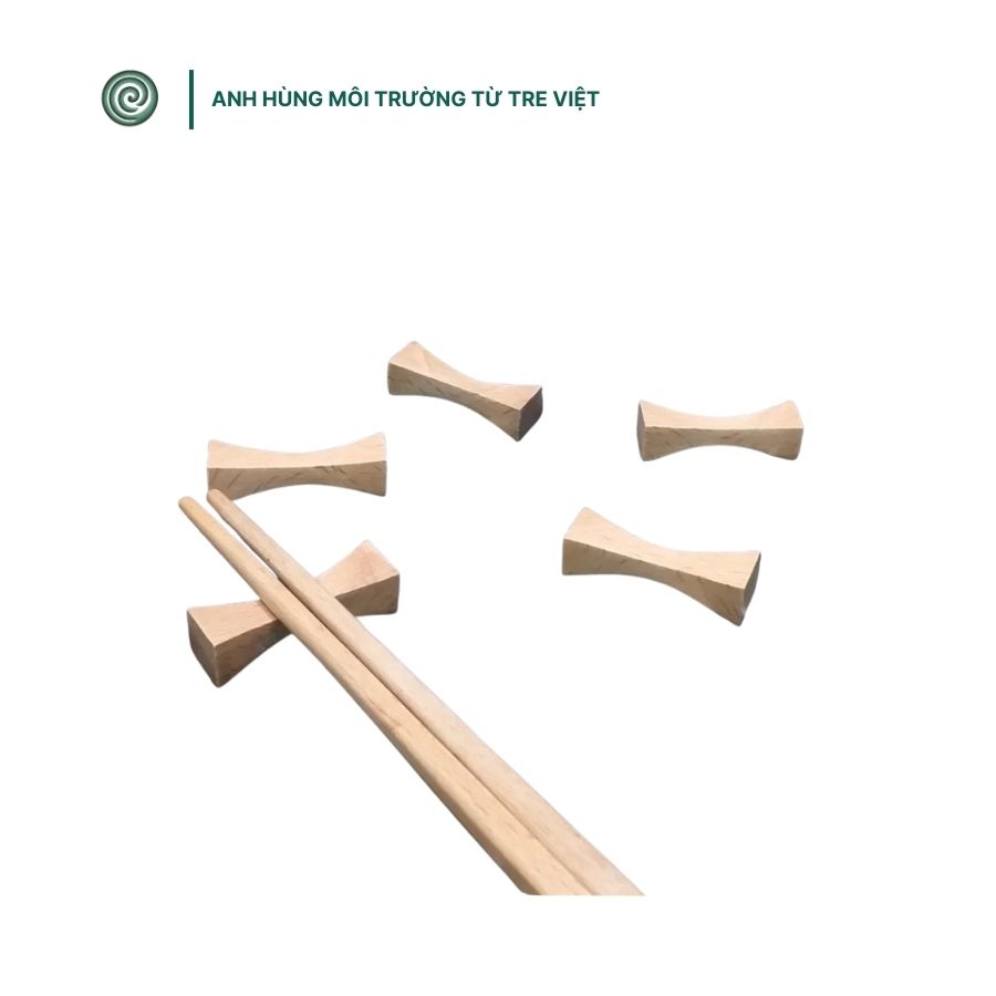  Kệ gác đũa bằng tre | Bamboo Chopstick Holder 
